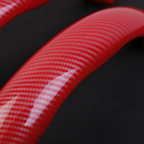 Carbon Fiber Red Car Steering Wheel Booster Cover Accessories For Mercedes-Benz - Bild 13 von 20