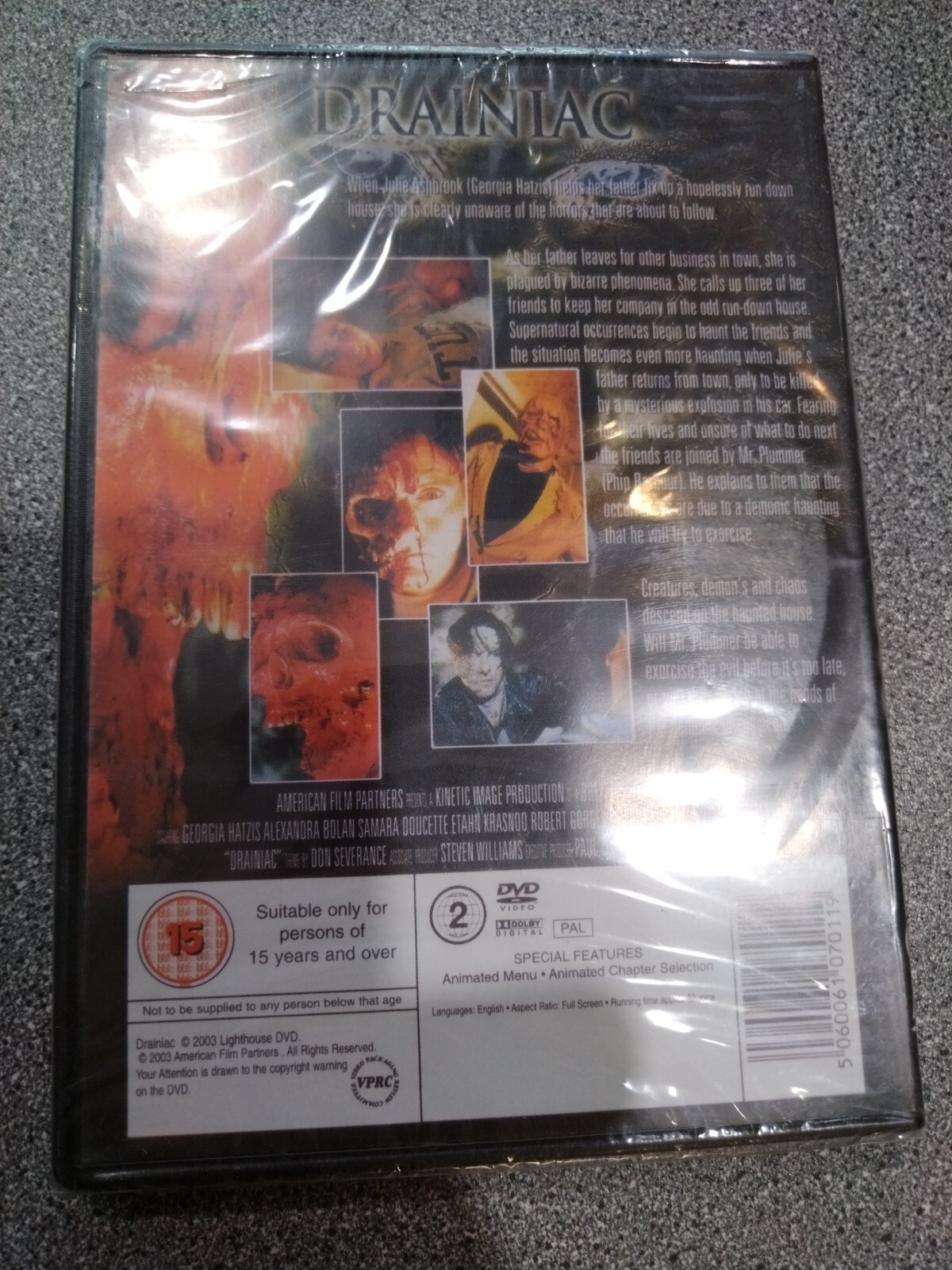 Drainiac DVD - New/ Sealed - Fast Dispatch