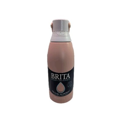 Brita White Pink Stainless Steel BPA Free Premium Filtering Water Bottle 32 oz