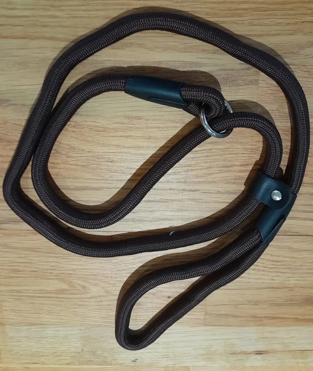 SLIP LEAD FOR DOGS HANDMADE TRADITIONAL GUN DOG SLIP LEAD 8mm ROPE