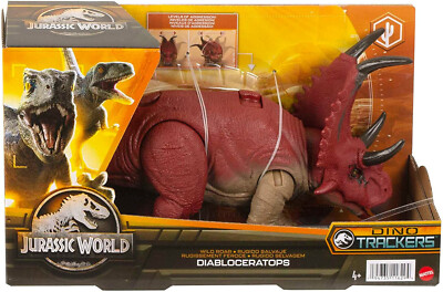 Jurassic World Dino Trackers Wild Roar Diabloceratops | eBay