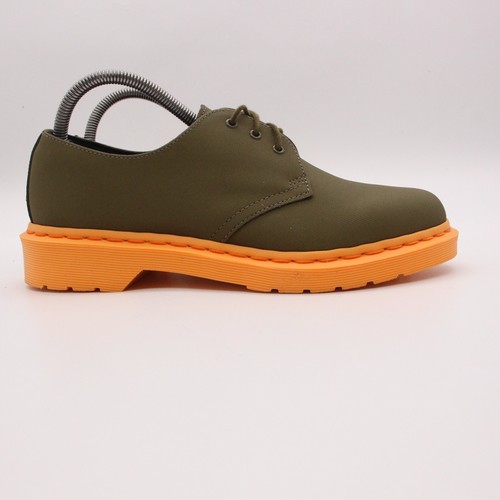 NWOB Doc Dr. Martens 1461 Men's 8 Women's 9 Shoe Olive Green Orang Oxford Shoes