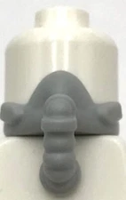 Lego New Light Bluish Gray Minifig Breathing Apparatus Aviator Oxygen Mask Part