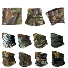 Winter Warm Neck Men Women Fleece Scarf Mask Thick Windproof for Hiking Hunting