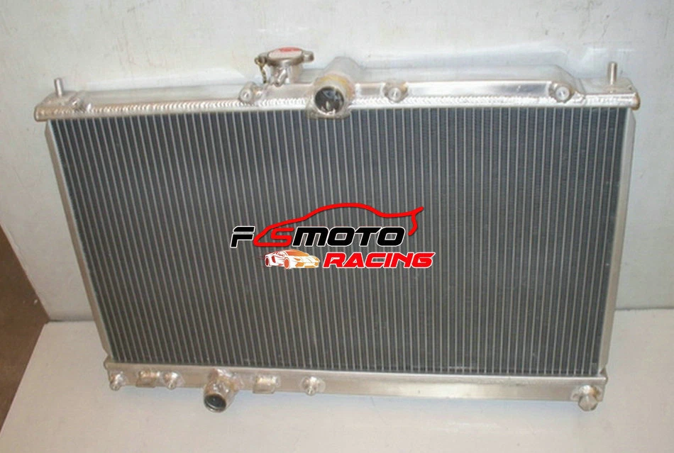 For 2003-2008 2007 Mitsubishi Lancer EVO 7/8/9 CT9A 4G63 MT Aluminum Radiator - Image 2 of 4
