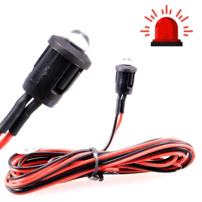 12V Dummy Alarm-Anlage Simulator rot LED blinkend Auto Transporter Motorrad Boot
