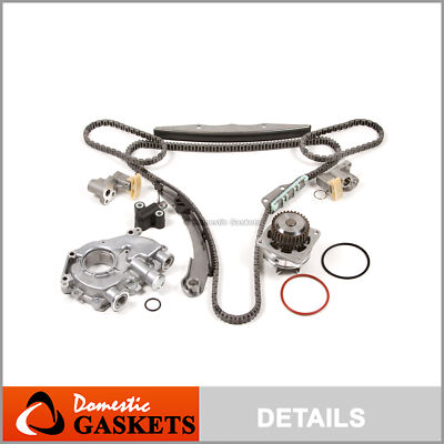 Fit 05-15 Nissan Frontier Pathfinder Xterra 4.0 Timing Kit+Oil&Water Pump VQ40DE
