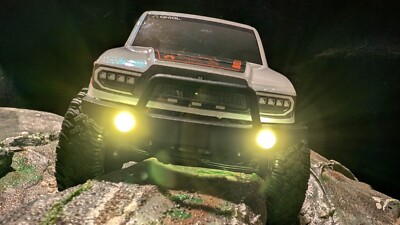 Warm White Bumper Lights Fog LED for Axial SCX24 Base Camp 1:24 Crawler - USA