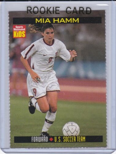 MIA HAMM ROOKIE CARD Soccer TEAM USA SI for KIDS Magazine SPORT ILLUSTRATED MINT - Picture 1 of 2