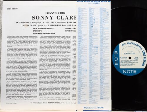 SONNY CLARK "SONNY'S CRIB" BLUE NOTE KING Japan LP OBI MONO EX/NM Byrd Coltrane! - Picture 2 of 3