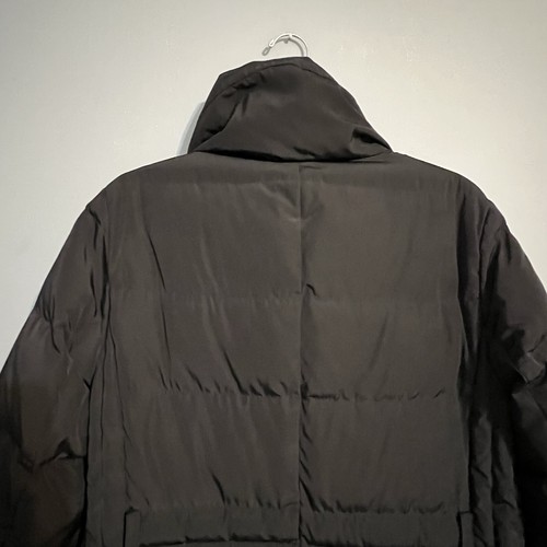 Talbots Black 80% Down Puffer Coat Sz L Full Front Zipper Pockets - Picture 6 of 11