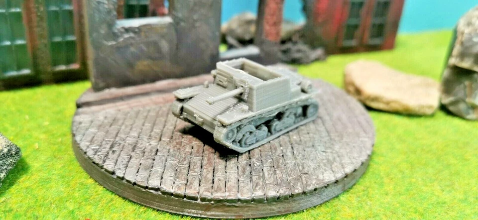 Semovente Da 47/32 Italiano Pistola di Assalto Serbatoio WW2 Kit IN 1/87 1/72 - Immagine 2 di 3