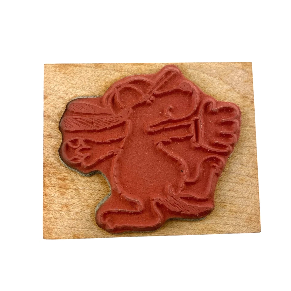 Черный пенни 1-й выбор 2366F резиновый штамп собака бейсбольный кувшин  - Изображение 2 из 4