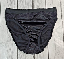 Victoria's Secret VINTAGE 90's Satin Signature Waistband Brief Panties SMALL