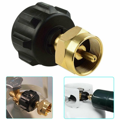 Adapter for Refilling Propane Gas 20lb to 1Lb Bottle Connector - Foto 1 di 11