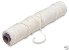 Square Braided 100% Cotton Wick - 75 feet (You Choose Wick Size)