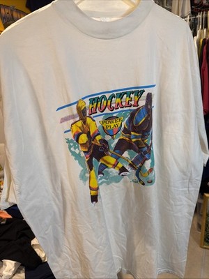 Vintage Men s T Shirt Hockey Power Play 1992 XXXL 25.5x35 New Old Stock No Tags
