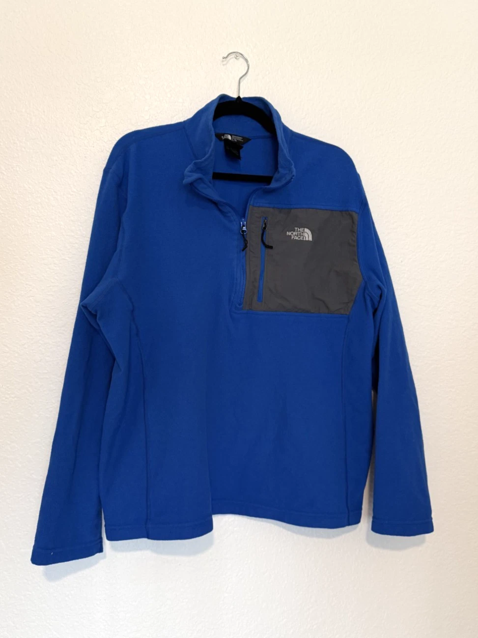 The North Face Fleece 1/4 Zip Jacket Size Men's XL Blue