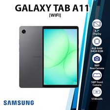 New Samsung Galaxy Tab A11 Wi-Fi 8.7" Android PC Tablet 4GB 64GB/GREY/8.0MP