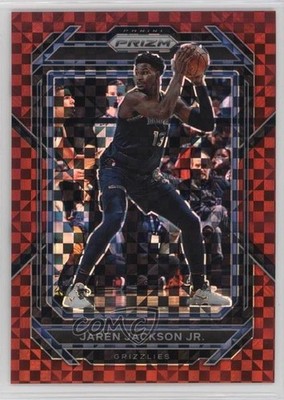 2022-23 Panini Prizm Red Power Prizm 19/75 Jaren Jackson Jr #206 02v3