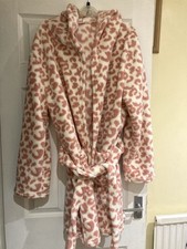 COSY ANIMAL PRINT DRESSING GOWN FITS 12/14