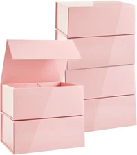 Stockroom Plus Jewelry Gift Box Set - 6-Pack, 9.5 x 7 x 4 In, Pink 
