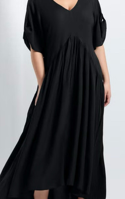 Avenue Plus Size 30/32 Black V-Neck Short Sleeve Maxi Dress for Women | eBay Avenue Plus Size 30/32 Black V-Neck Short Sleeve Maxi Dress for Women | eBay
