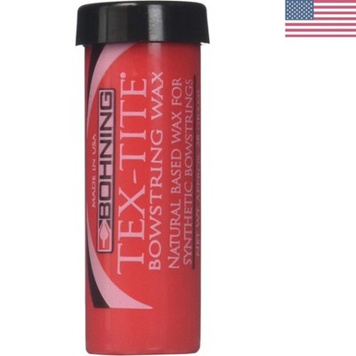 Tex-Tite 1oz Clear Bowstring Wax: Natural Lubricant for Synthetic Bowstrings