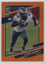 2021 Panini Donruss Optic Orange Prizm 16/199 Derek Barnett #11 0q26