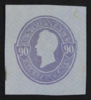 CKStamps: US Cut Square Stamps Collection Scott#U345 Unused H NG Spot Oily Stain
