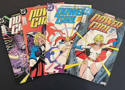 Power Girl Lot 1-4 Complete Mini 1988 Dc Comics