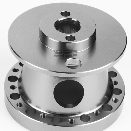 Fit Mazda/Miata/Rx-7/Rx-8/626 Silver Aluminum Steering Wheel 6-Hole Hub Adaptor - Picture 3 of 5