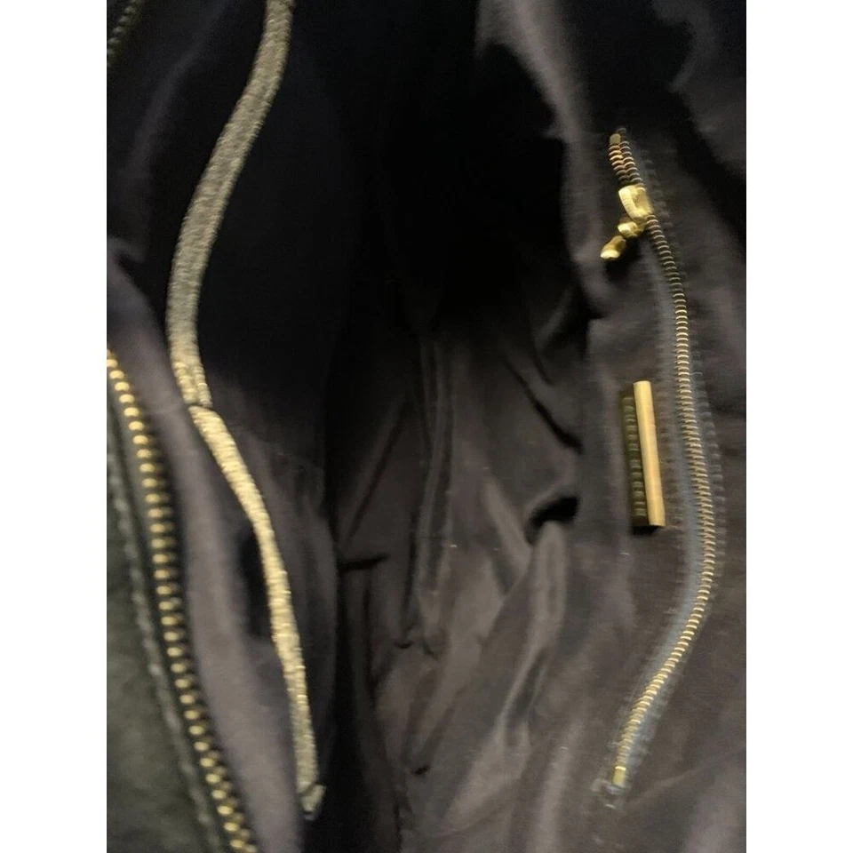 Lauren Merkin черный и белый богемное старые деньги шеврон ткани Дамская сумка регулируемый - Изображение 4 из 4