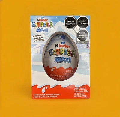 Kinder Surprise Maxi Egg 1 Piece 100g Mega Egg (Mammut Toy) LAST ITEMS! Limted🎄