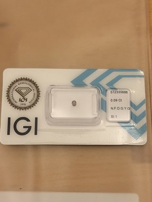IGI natürlicher Diamant 0,09 ct Kissen Very Good Fancy Deep SI1 IGI 572335686