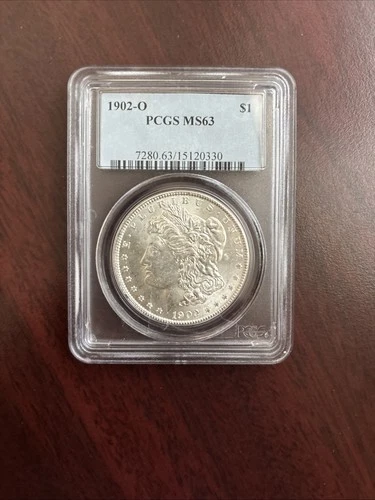 1902 O Morgan Silver Dollar PCGS MS-63