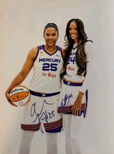 THOMAS & Bonner AUTOGRAPHED 8.5X11 PHOTO Phoenix Mercury WNBA 