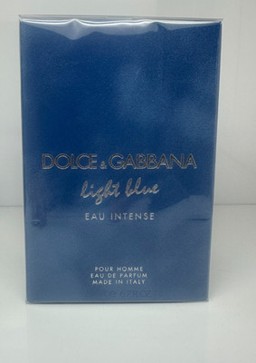 Dolce & Gabbana Light Blue Eau Intense 6.7 6.8 Oz 200ml EDP Spray For Men