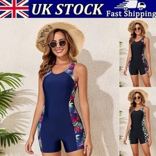 Swimming Costume Womens Racerback Boyleg | One Pieces Athletic Sport Swimsuit