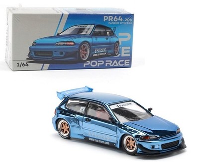 ミニカー Poprace 1/64 Honda PANDEM CIVIC EG6 Pop Race 1:64 Pandem Honda Civic EG6 #001 | eBay