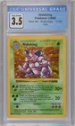 Nidoking 11/102 Shadowless Holo Rare CGC 3.5 Base Set Pokemon Card
