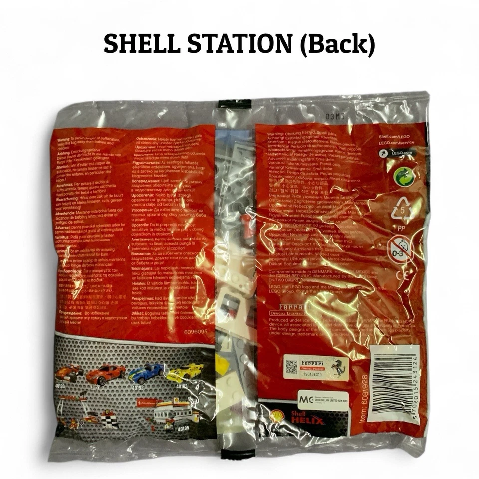 Limited Edition Shell x LEGO x Ferrari Set of 6 Pcs (FREE SHELL TANKER) - Image 3 of 4