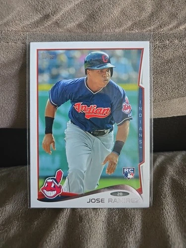 2014 Jose Ramirez Topps #424 Rookie Card RC