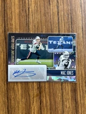 2022 Panini Donruss Mac Jones Cracked Ice Signature Highlights Auto #SH90 49ers