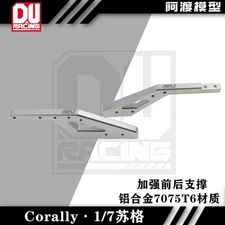Alu. 7075 Front + Rear Team Chassis Bracket for Corally 1/7 ASUGA XLR 6S Upgrade