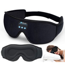 Sleep Mask with Bluetooth Headphones, 3D Sleep Mask Wireless Music Eye Mask