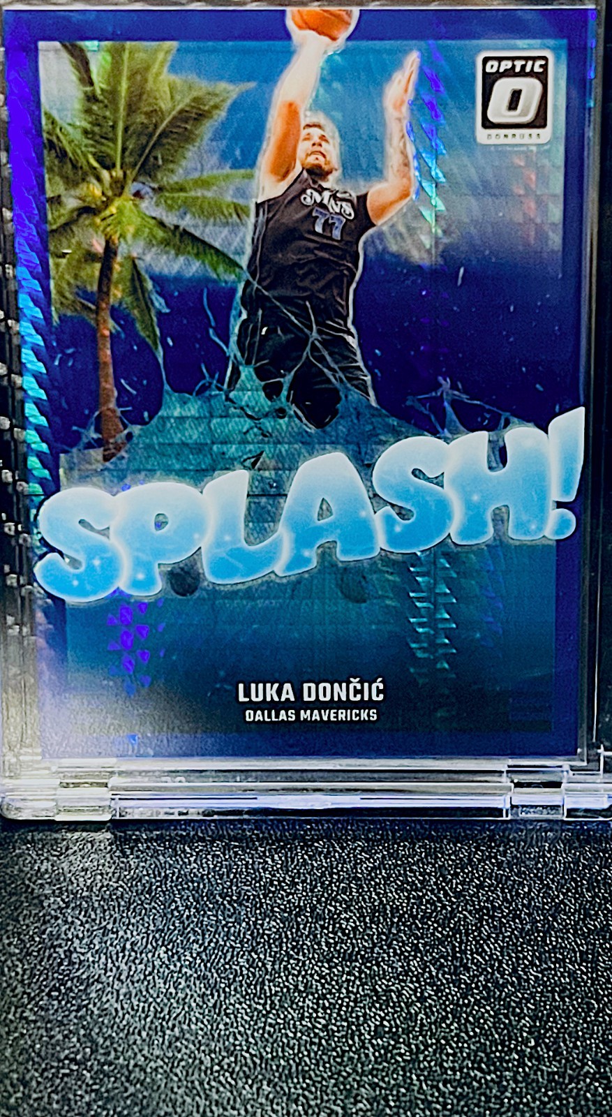 Luka Doncic, 2024 Donruss Optic SPLASH!,  Hyper Blue /175 #1, Mavericks