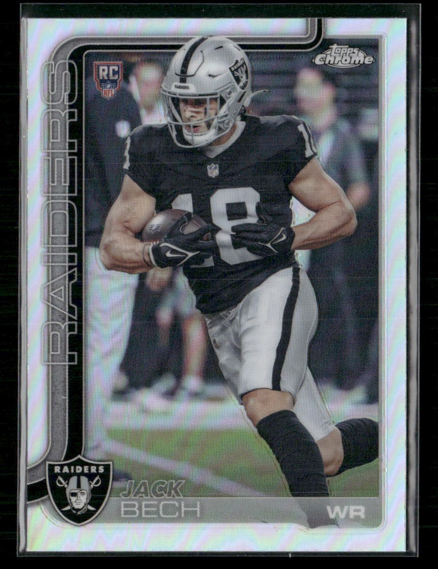 2025 Topps Chrome - Rookies Jack Bech #388 Refractor (RC)