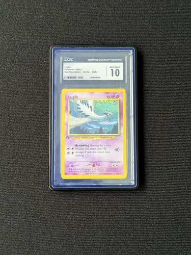 Lugia (1st Edition) graded CGC 10 for sale on eBay