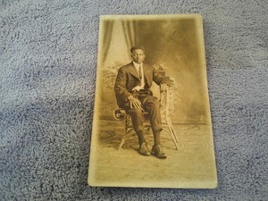 African American Gentleman RPPC Mr. W.H. Clark Stewart - Rustin Stateboro, GA